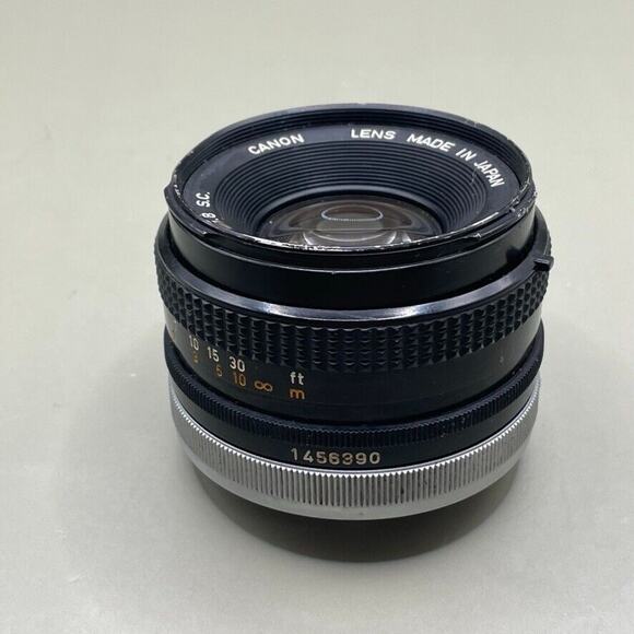Canon FD 50mm 1:1.8‎ Film Camera Lens, Made In Japan - Picture 3 of 5